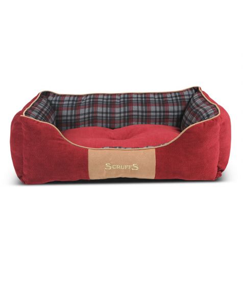 Scruffs Highland Dog Bed - M-RED
